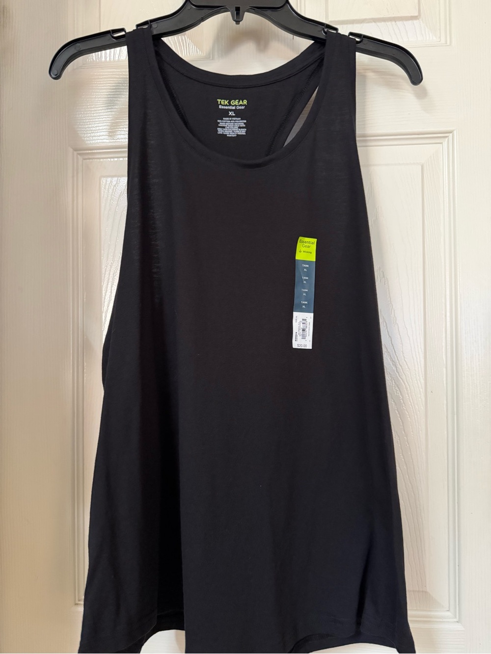 tek gear Black Racerback Tank Top